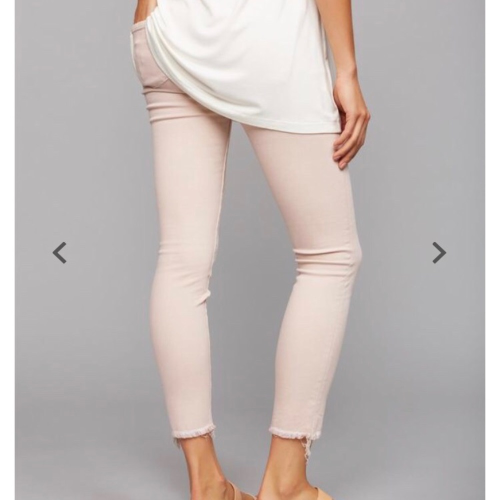 Articles Of Society Secret Fit Fray Maternity Jean